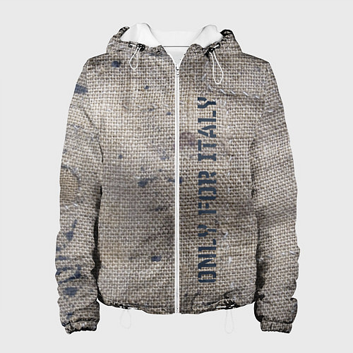 Женская куртка Only for Italy Мешковина Авангард Hype / 3D-Белый – фото 1