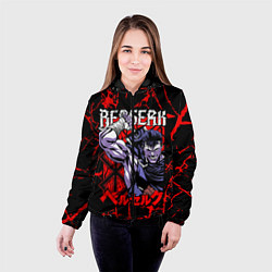 Куртка с капюшоном женская БЕРСЕРК BERSERK GUTS, цвет: 3D-черный — фото 2