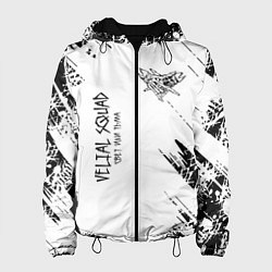 Куртка с капюшоном женская Velial squad - велиал сквад, цвет: 3D-черный