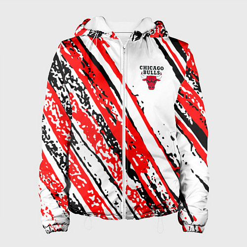 Женская куртка CHICAGO BULLS ЧИКАГО БУЛЛС / 3D-Белый – фото 1