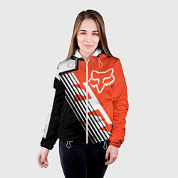 Куртка с капюшоном женская FOX X KTM Сollaboration, цвет: 3D-белый — фото 2