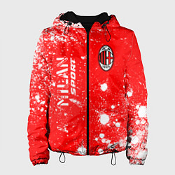 Куртка с капюшоном женская AC MILAN AC Milan Sport Арт, цвет: 3D-черный
