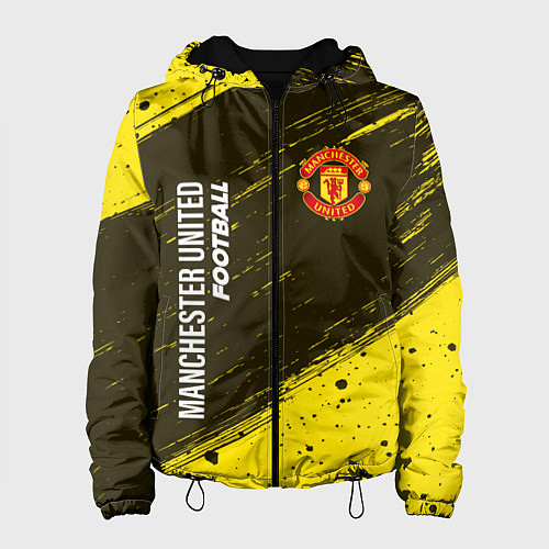 Женская куртка MANCHESTER UNITED Football - Краска / 3D-Черный – фото 1