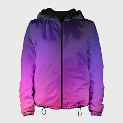 Женская куртка Розовофиолетовый градиент