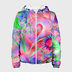 Женская куртка WRITHING COLORED FRACTALS