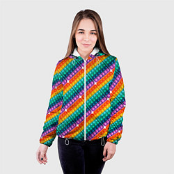 Куртка с капюшоном женская Pop It Now, цвет: 3D-белый — фото 2
