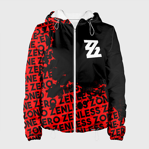 Женская куртка Zenless Zone Zero капля арт / 3D-Белый – фото 1