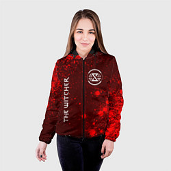 Куртка с капюшоном женская THE WITCHER Арт, цвет: 3D-черный — фото 2