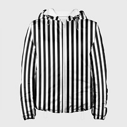 Женская куртка ПОЛОСКИ ЧЕРНО-БЕЛЫЙ