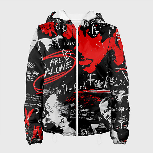Женская куртка XXXTENTACION YOU ARE NOT ALONE / 3D-Белый – фото 1