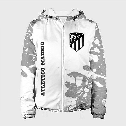 Женская куртка Atletico Madrid Sport на темном фоне / 3D-Белый – фото 1