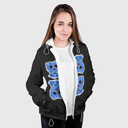 Куртка с капюшоном женская POPPY PLAYTIME HAGGY WAGGY ПОППИ ПЛЕЙТАЙМ 4 ХАГГИ, цвет: 3D-белый — фото 2