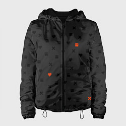 Женская куртка Love Death and Robots black pattern