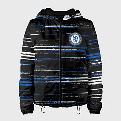 Куртка с капюшоном женская Chelsea челси лого, цвет: 3D-черный