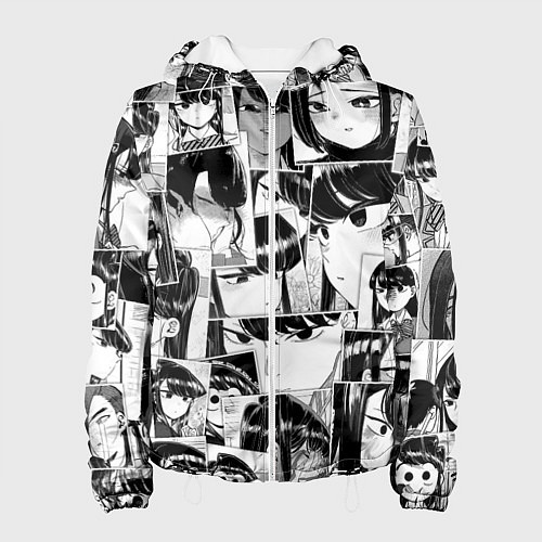 Женская куртка Komi san pattern / 3D-Белый – фото 1