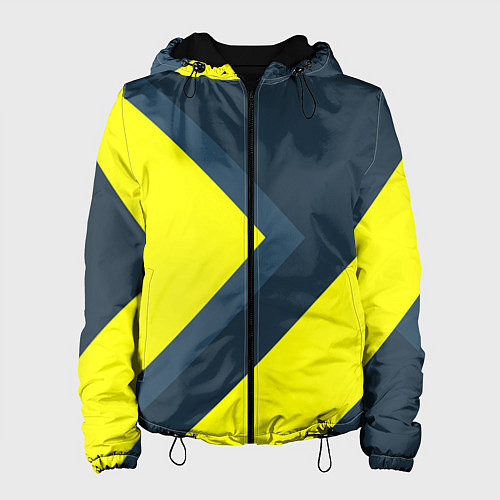 Женская куртка Геометрическая Стрелка / 3D-Черный – фото 1