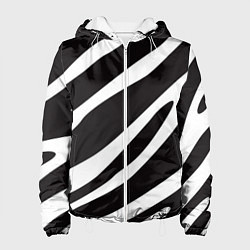 Женская куртка Анималистичный рисунок зебра