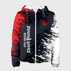 Куртка с капюшоном женская Five Finger Death Punch - краска, цвет: 3D-белый