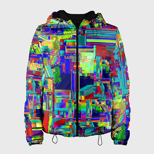 Женская куртка Vanguard fractal pattern / 3D-Черный – фото 1