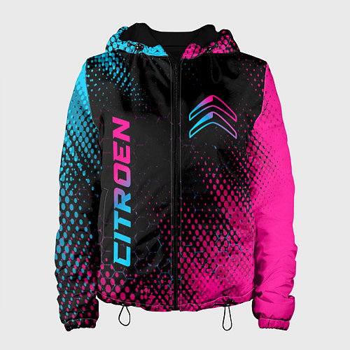 Женская куртка Citroen - Neon Gradient / 3D-Черный – фото 1