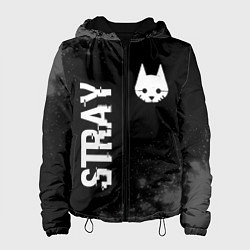 Женская куртка Stray Glitch на темном фоне