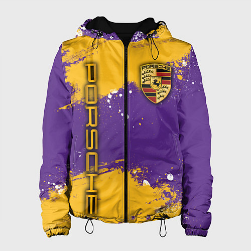 Женская куртка PORSCHE- LAKERS COLORS / 3D-Черный – фото 1