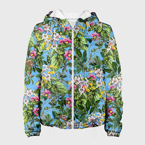 Женская куртка Милые Цветы / 3D-Белый – фото 1