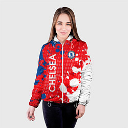 Куртка с капюшоном женская Chelsea Краска, цвет: 3D-белый — фото 2