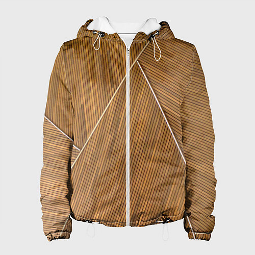 Женская куртка Деревянная броня / 3D-Белый – фото 1