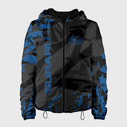 Женская куртка Subaru - следы шин