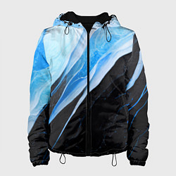 Женская куртка Тёмно-синий мрамор