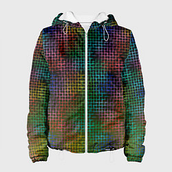 Женская куртка Неоновый сетчатый узор