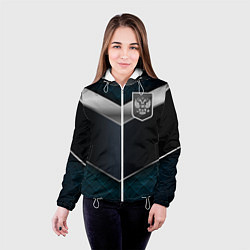 Куртка с капюшоном женская Silver Russia, цвет: 3D-белый — фото 2