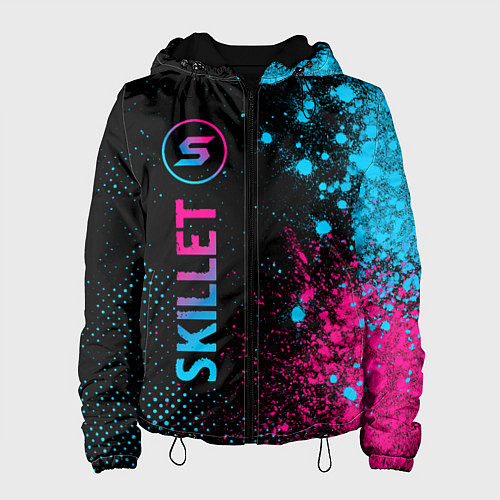 Женская куртка Skillet - neon gradient: по-вертикали / 3D-Черный – фото 1