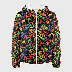 Куртка с капюшоном женская Capoeira color mens, цвет: 3D-белый