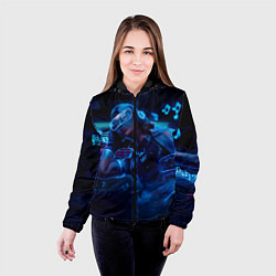 Куртка с капюшоном женская Valorant Raze, Музыка, цвет: 3D-черный — фото 2