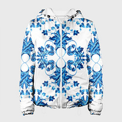 Женская куртка Гжель узор