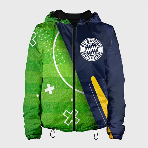 Женская куртка Bayern football field / 3D-Черный – фото 1