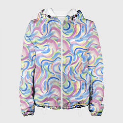 Женская куртка Акварельные завитки