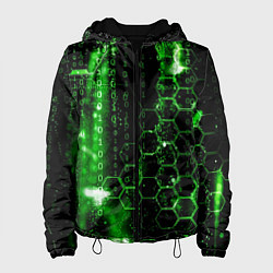 Женская куртка Зелёный программный код