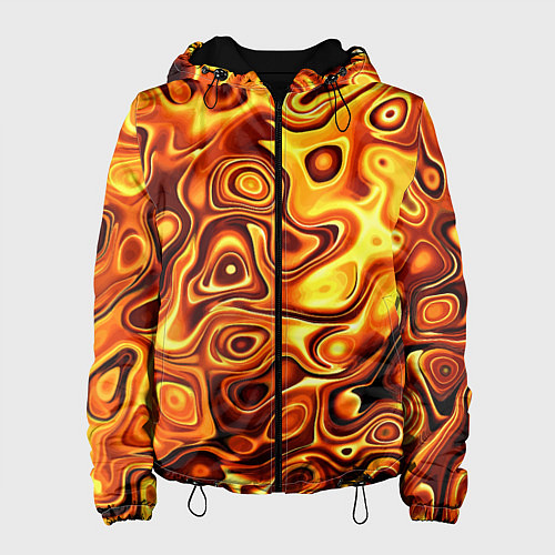 Женская куртка Авангардный красочный паттерн / 3D-Черный – фото 1