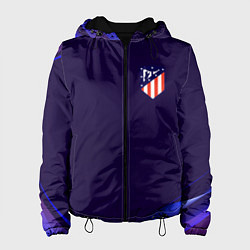 Куртка с капюшоном женская Фк Atletico абстракция, цвет: 3D-черный