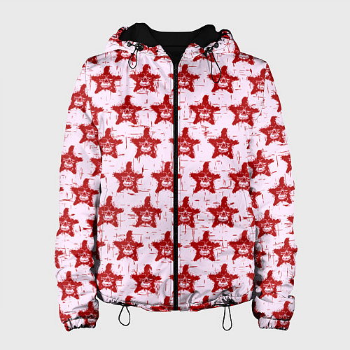 Женская куртка Череп и звезда / 3D-Черный – фото 1