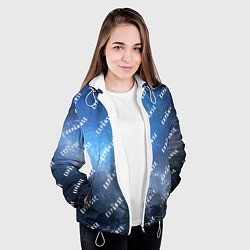 Куртка с капюшоном женская The Expanse pattern, цвет: 3D-белый — фото 2