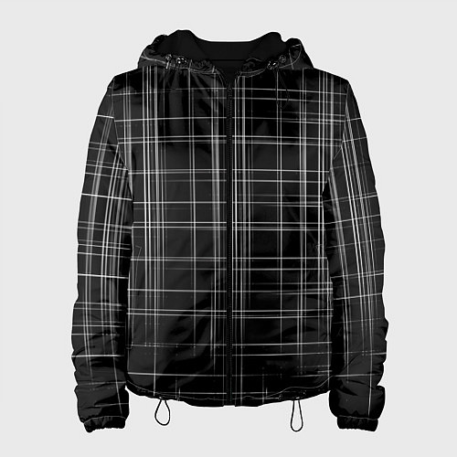 Женская куртка Белые линии / 3D-Черный – фото 1