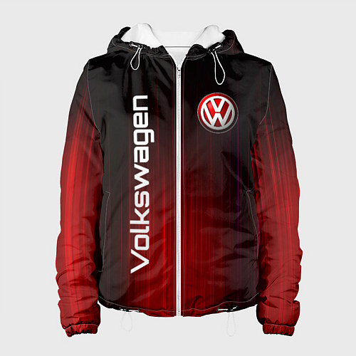 Женская куртка Volkswagen art / 3D-Белый – фото 1