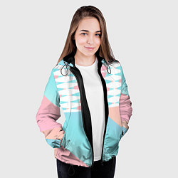 Куртка с капюшоном женская Узор, цвет: 3D-черный — фото 2