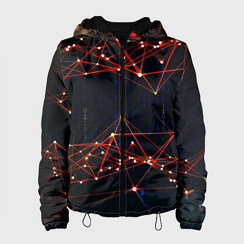 Женская куртка Соединение точек / 3D-Черный – фото 1