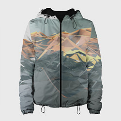 Женская куртка Абстрактное жидкое стекло