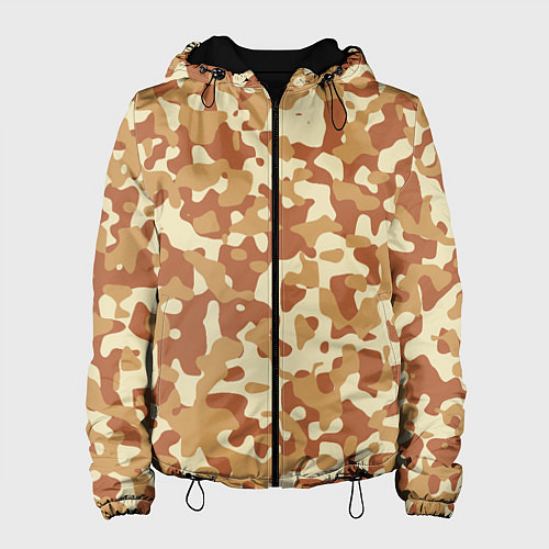 Женская куртка Камуфляж Italian Desert / 3D-Черный – фото 1